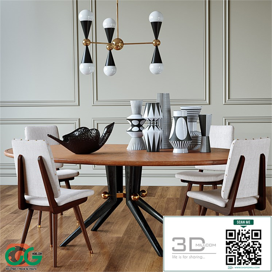 Trocadero wood dining table